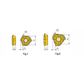 TOGT ...-RS/GF Unique deep drilling inserts with chip splitter, positive rake face & wiper geometry for smooth cutting & good surface quality - Big-tools Industrial Supply Tools for Metal Cutting
